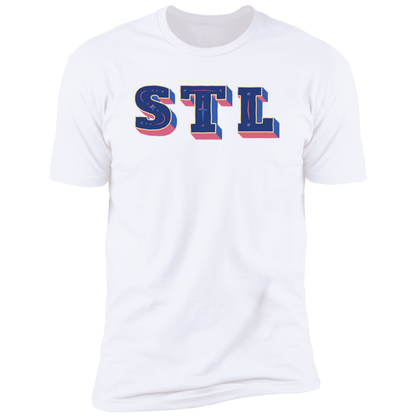 Premium Soft Cotton T-Shirt  - STL - Blues