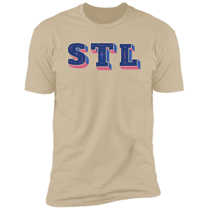 Premium Soft Cotton T-Shirt  - STL - Blues