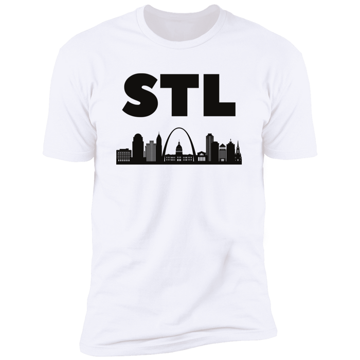 Premium Soft Cotton T-Shirt  - STL Skyline