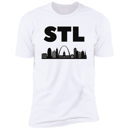 Premium Soft Cotton T-Shirt  - STL Skyline