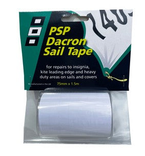PSP Dacron Sail Insignia Tape White 75mm x 1.5M Various Colors - Bosuns Boat