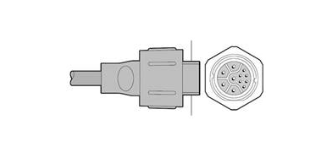 Raymarine CP470/CP570 5m Transducer Extension Cable. A102150 - Bosuns Boat