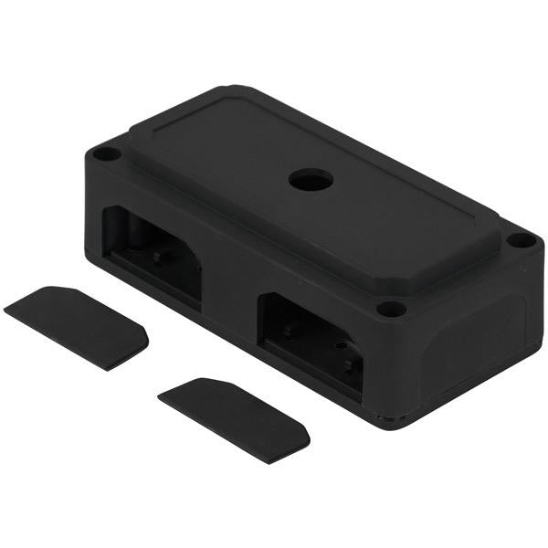 Relaxn 12-48V Heavy-Duty Buss Bar Box - 4 Way M10 - 138(L) x 69(W) x 44(H)mm