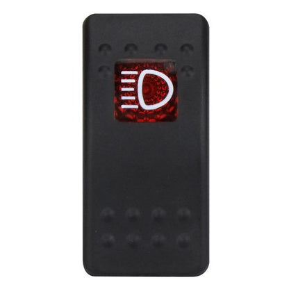 Relaxn 12/24V Waterproof Rocker Switch C7 - Driving/Spot Light - On/Off