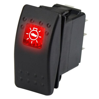 Relaxn 12/24V Waterproof Rocker Switch C7 - Navigation Lights - On/Off