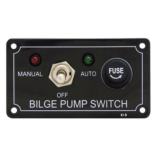 Relaxn 12V Bilge Pump Switch Panel - On/Off/Auto - 90(W) x 50(H)mm