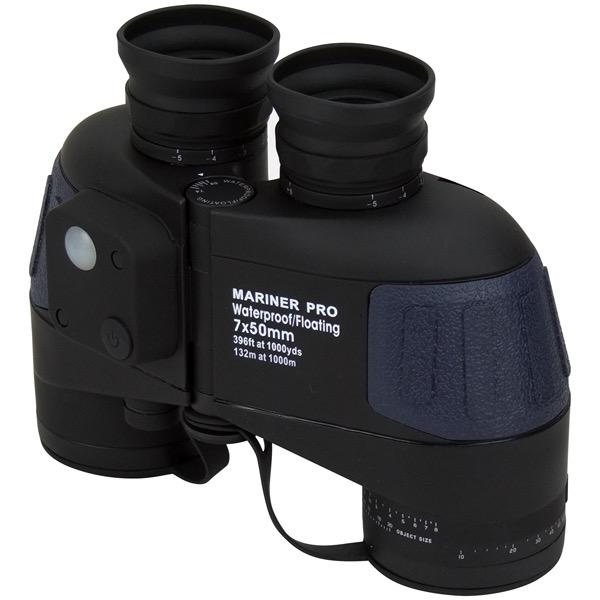 Relaxn 7 x 50 Mariner Pro Binocular with Compass - Black/Navy