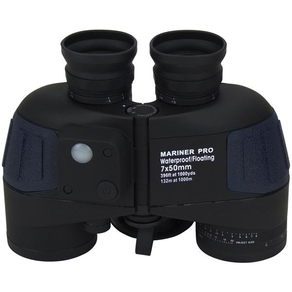 Relaxn 7 x 50 Mariner Pro Binocular with Compass - Black/Navy