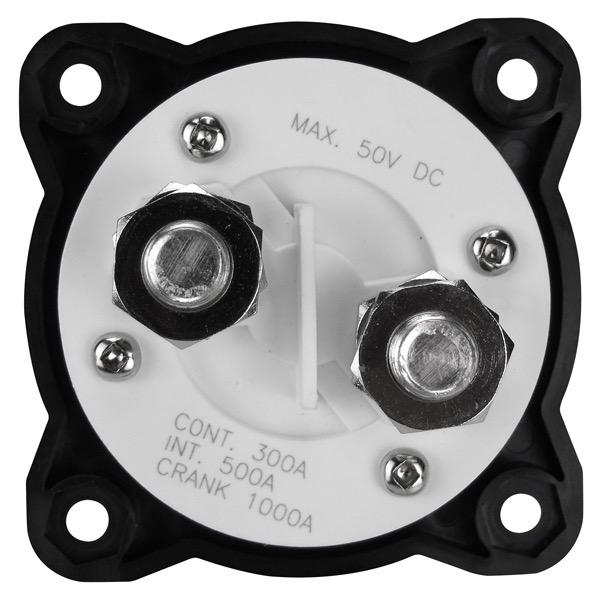 Relaxn Battery Master Switch Rotary Style w/ 2 Positions - Flush Mount