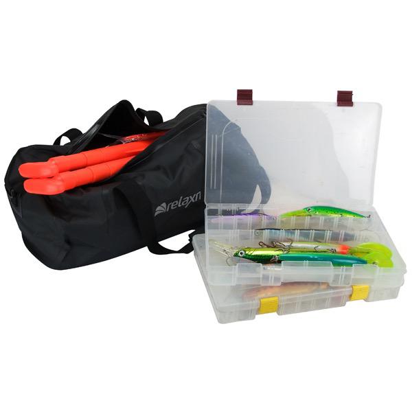 Relaxn Black Waterproof Gear Bag - 30Ltr