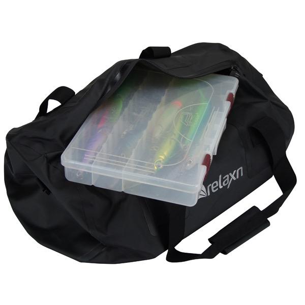 Relaxn Black Waterproof Gear Bag - 30Ltr