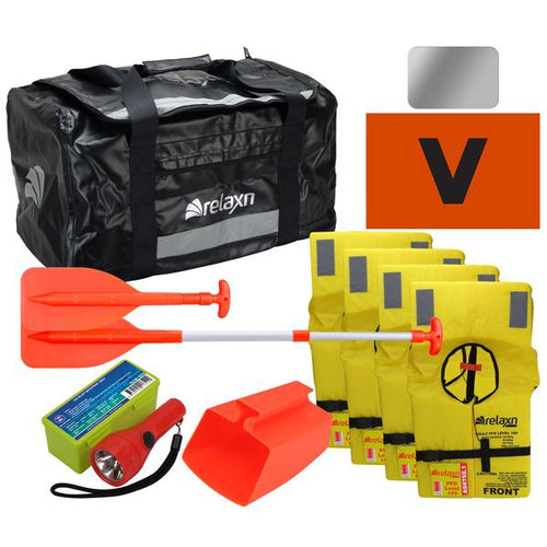 Relaxn Black Waterproof Safety Bag Kit - 70Ltr