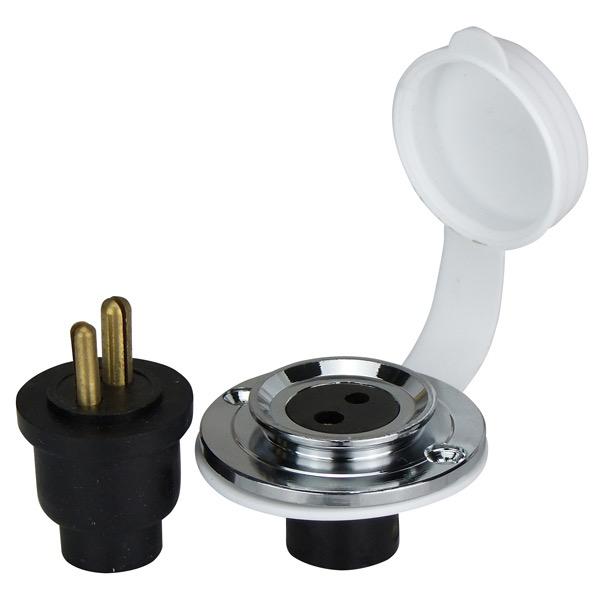 Relaxn Chrome Plated Connector - 2 Pin