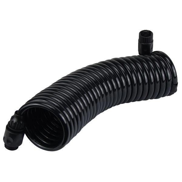 Relaxn Deck Wash Black Hose & Nozzle 7.5m 3/4" BSP Quick Connect