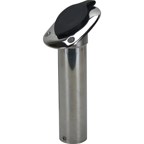 Relaxn Oval Head Angled Flush Mount Heavy Duty Rod Holder w/ Cap