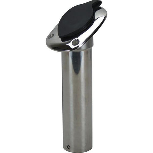Relaxn Oval Head Angled Flush Mount Heavy Duty Rod Holder w/ Cap