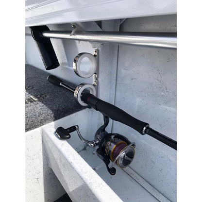 Relaxn Rod Holder Hanger - Stainless Steel