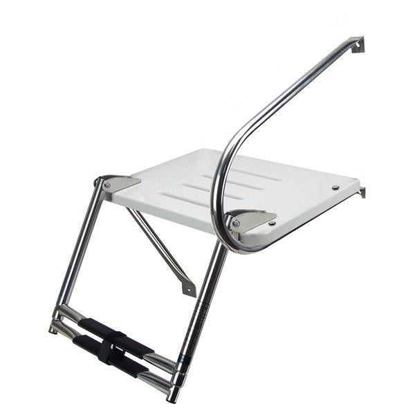 Relaxn Stainless Steel Platform Folding Ladder