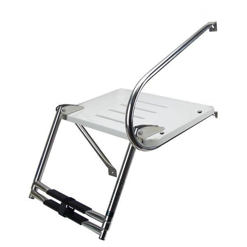 Relaxn Stainless Steel Platform Folding Ladder