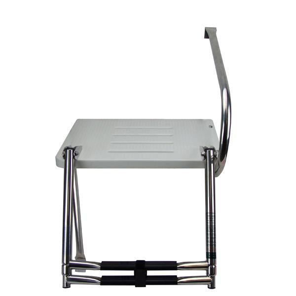 Relaxn Stainless Steel Platform Folding Ladder