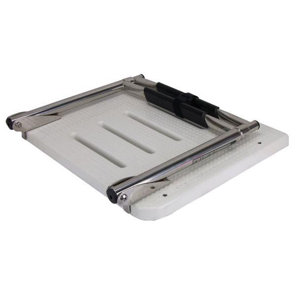 Relaxn Stainless Steel Platform Folding Ladder