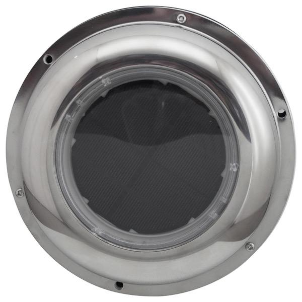 Relaxn Stainless Steel Solar Power Ventilation Fan - Bosuns Boat