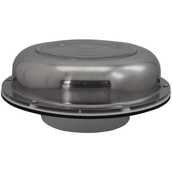 Relaxn Stainless Steel Solar Power Ventilation Fan - Bosuns Boat