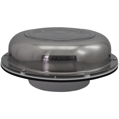 Relaxn Stainless Steel Solar Power Ventilation Fan - Bosuns Boat