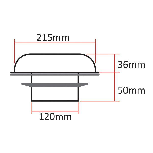 Relaxn Stainless Steel Solar Power Ventilation Fan - Bosuns Boat
