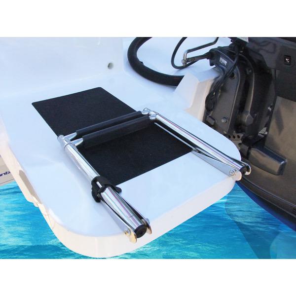 Relaxn Stainless Steel Telescopic Boarding Ladder