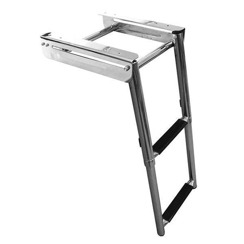 Relaxn Stainless Steel Telescopic Under Platform Mount Ladder