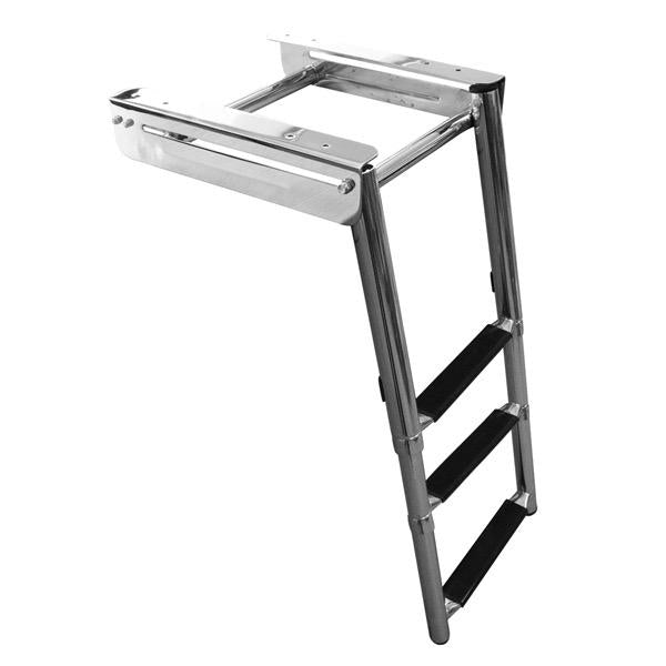 Relaxn Stainless Steel Telescopic Under Platform Mount Ladder
