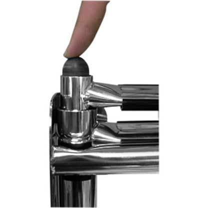 Relaxn Stainless Steel Telescopic Under Platform Mount Ladder