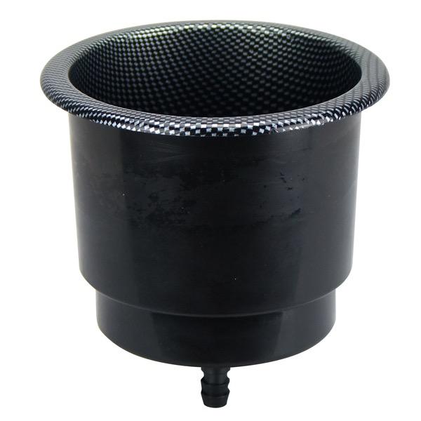 Relaxn Stepped Recessed - Carbon Print Drink Holder - Bosuns Boat