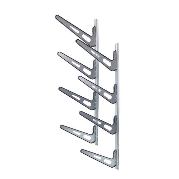 Relaxn Wall Mount Board Storage - Suits Surf, Long, Wake or SUP Boards - 4 Rack
