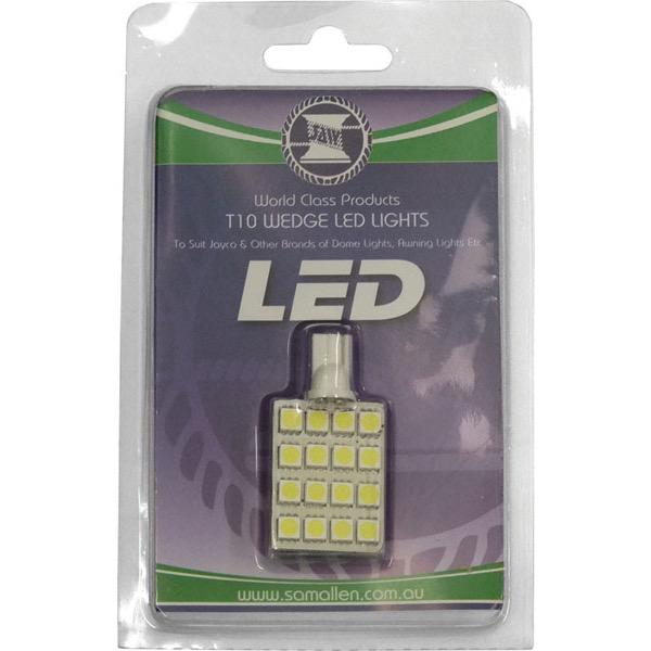 Replacement Cool White LED T10 Wedge