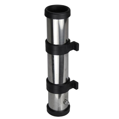 Rod Holder Side Mount - Stainless Steel - with Solid Plastic Liner in One End