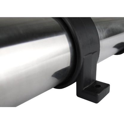 Rod Holder Side Mount - Stainless Steel - with Solid Plastic Liner in One End