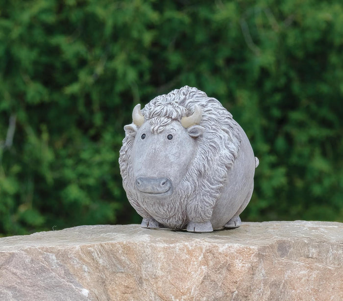 Roman Pudgy Pals Bison Garden Statue