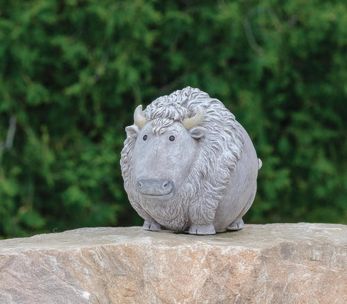 Roman Pudgy Pals Bison Garden Statue