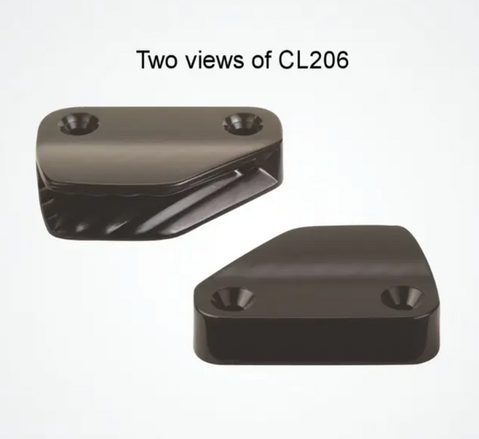 Ronstan Clamcleat Lateral (Starboard) 6mm - 10mm, Black Nylon C206