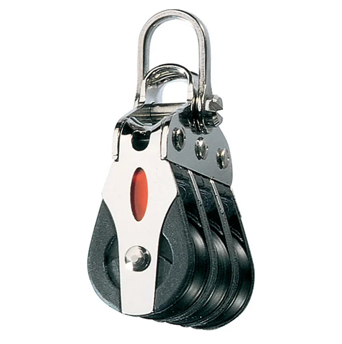 Ronstan Series 20 Ball Bearing Triple Block with Shackle RF20302 - Bosuns Boat