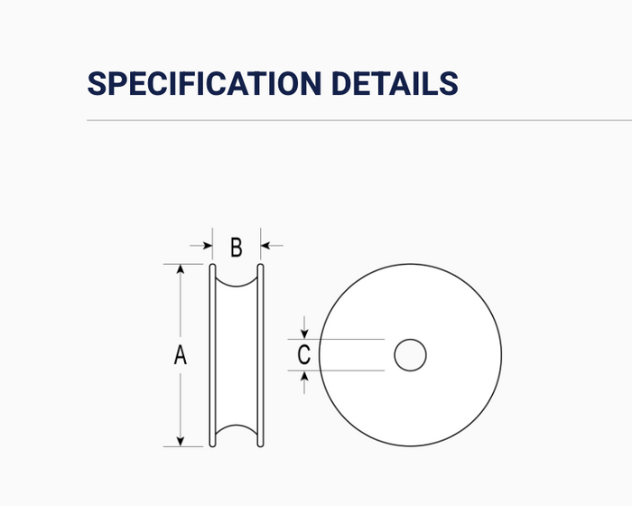 Ronstan Series 40 Sheave, Nylatron® RF40000HL