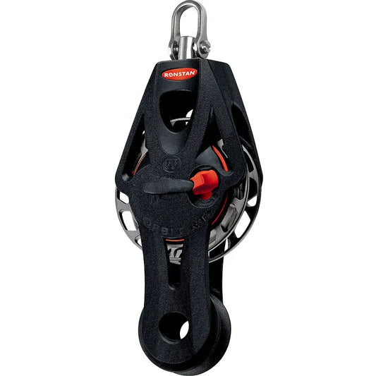 Ronstan Series 55 Orbit Block™, Ratchet with Fiddle, Becket, and Cam Cleat RF56530