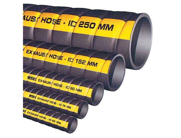 Rubber Exhaust Hose (Sold Per Metre - Max Length 20m) - Bosuns Boat