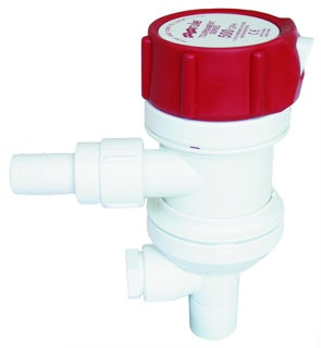Rule Tournament 400 Dual Port Livewell Pump, 3/4" Thread Inlet 1100GPH RWB0058 - Bosuns Boat