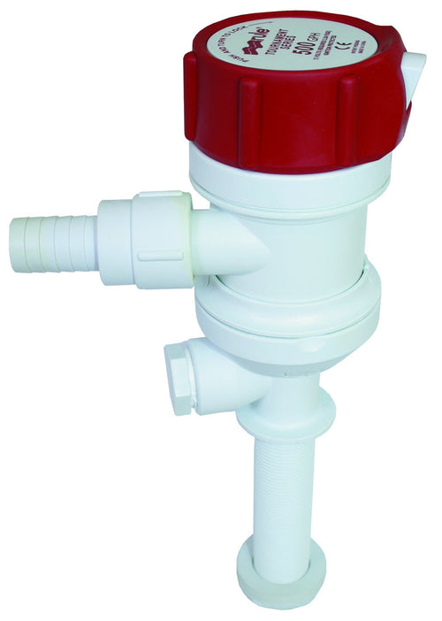 Rule Tournament 400 Dual Port Livewell Pump, Straight 800GPH RWB0052