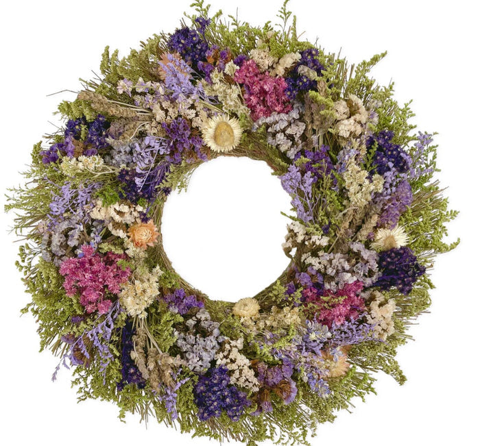 San Anselmo Dried Floral Herbal Wreath