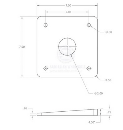 SEAVIEW 4 DEGREE BASE WEDGE 970840