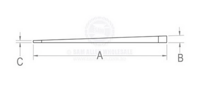 SEAVIEW 4 DEGREE DIRECT MOUNT WEDGE (18 INCH-24 INCH RADAR)